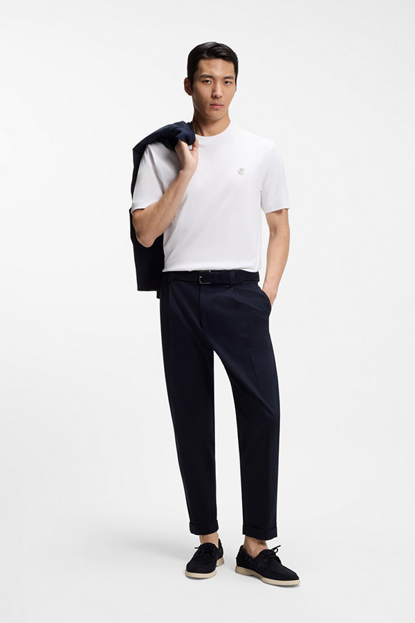 ΜΠΛΟΥΖΑ T-SHIRT BOSS - 100 ΛΕΥΚΟ